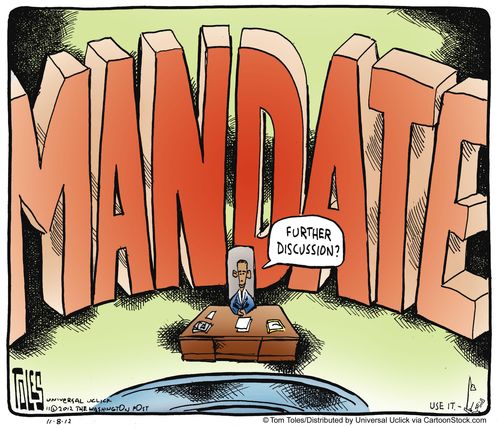 Mandate: 'Further discussion?'