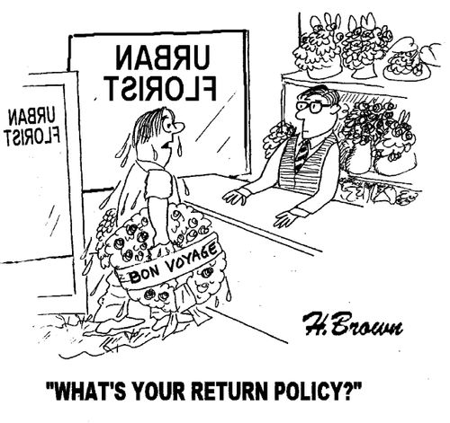 'What's your return policy?'