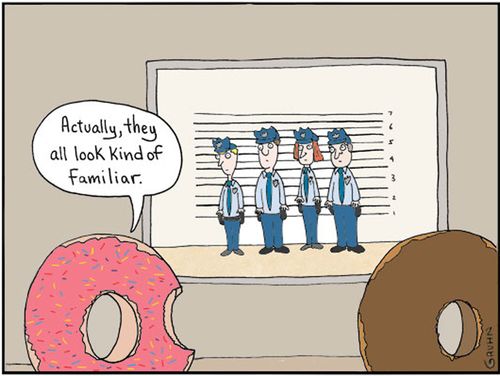 'Actually, they all look kind of familiar.'