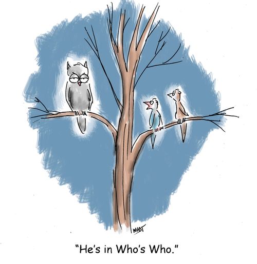 'He's in Who's Who.'