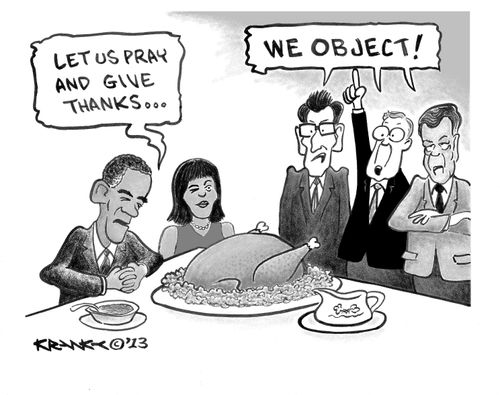 'Let us pray and give thanks...'