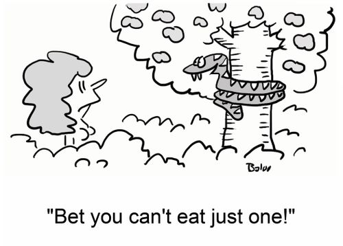 'Bet you can't eat just one!'