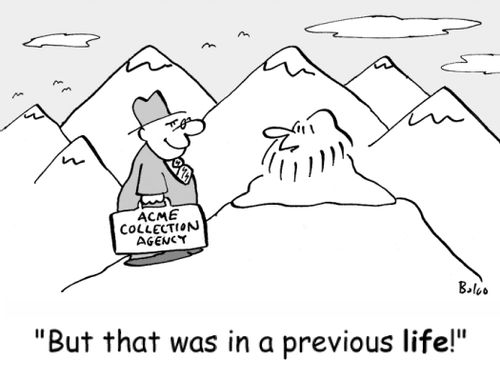 'But that was in a previous life!'