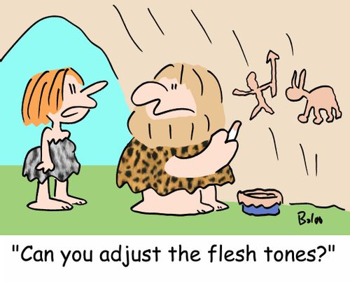 'Can you adjust the flesh tones?'