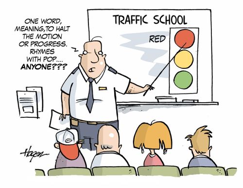 'One word, meaning, to halt the motion or progress. Rhymes with pop... anyone???'