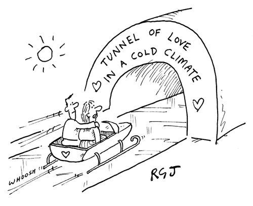 'Tunnel of love, in a cold climate'