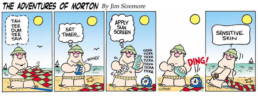 The Adventures of Morton - Sensitive skin.