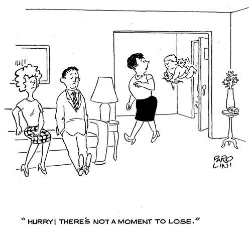 'Hurry! There's not a moment to lose.'