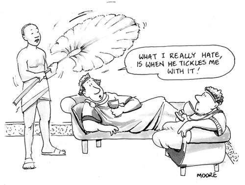 "What I really hate is when he tickles me with it."