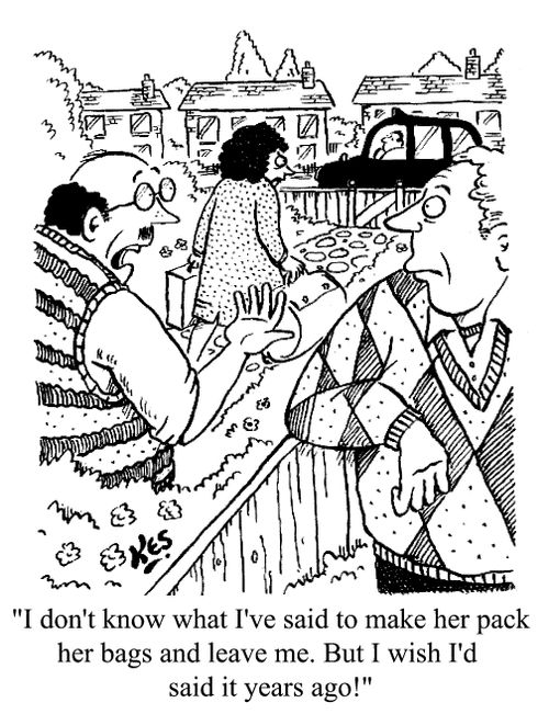 "I don't know what I said to make her pack her bags and leave me..."