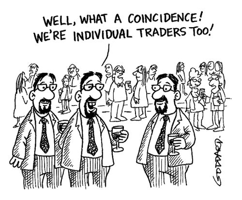 "We're individual traders too!"
