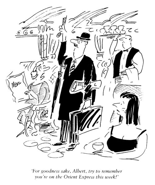 Commuter on the Orient Express