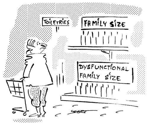 Dysfunctional family size products