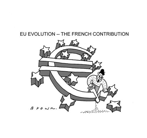 Euro evolution -- the French contribution.