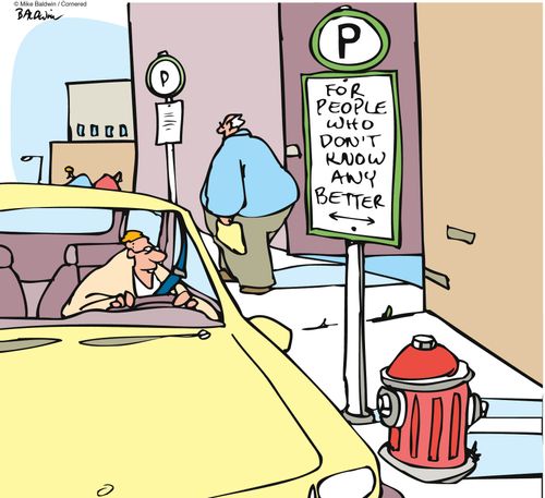 Parking, for people who don't know any better.