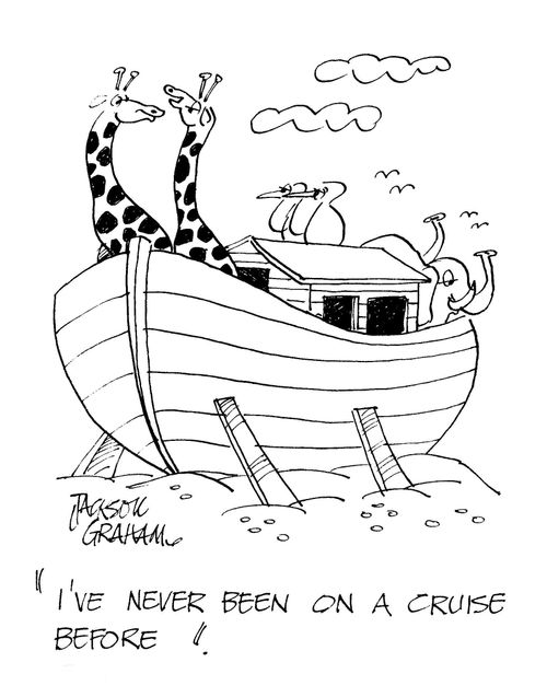 "I've never been on a cruise before!"
