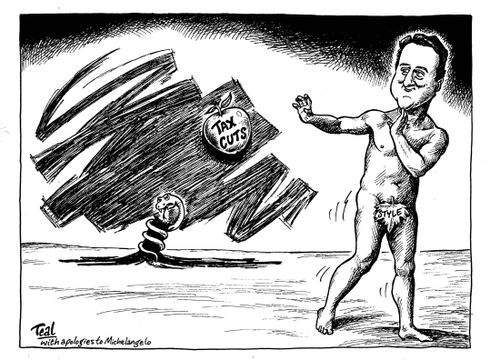 David Cameron and the Tax Cuts.