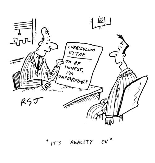 'It's reality CV'