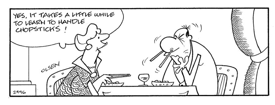 yes it takes a little while to learn to handle chopsticks