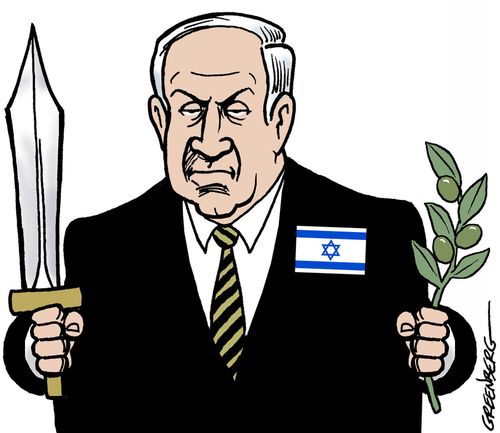 Netanyahu caricature.