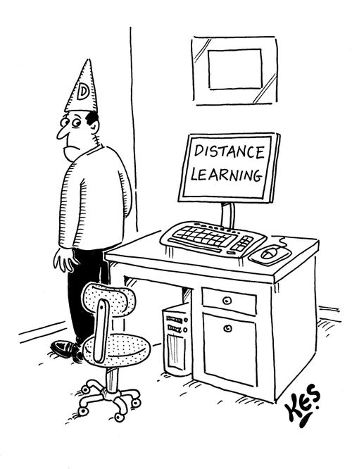 Distance learning.
