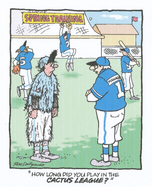 'How long did you play in the cactus league?'