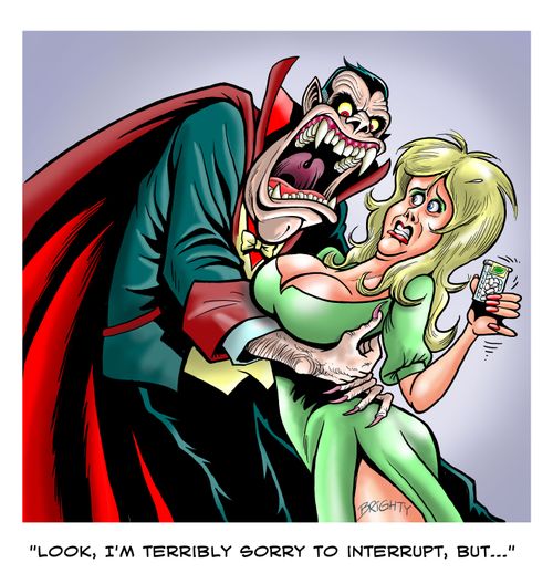 "Look, I'm terribly sorry to interrupt, but. . ."