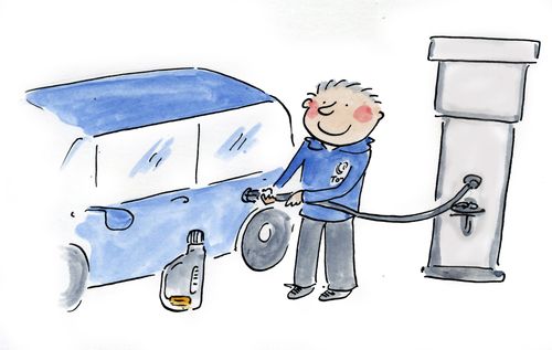 Filling up.