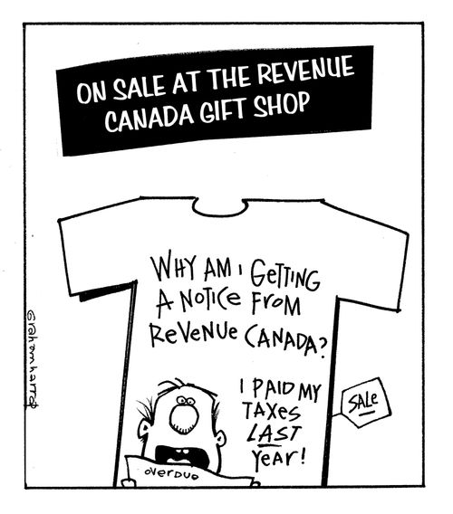 Revenue Canada gift shop.