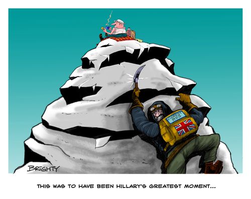 'This was to have been Hillary's greatest moment...'