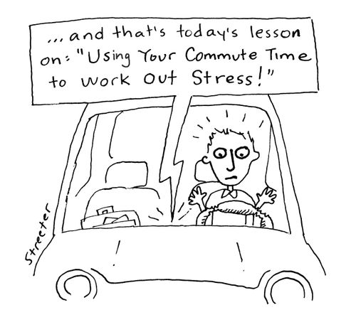 Using Commute Time to Work Out Stress