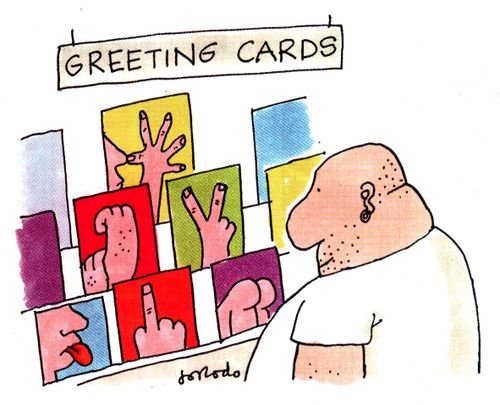 Rude Greetings Cards.