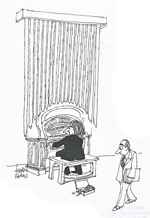 Extravagant busker.