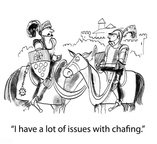 'I have a lot of issues with chafing.'