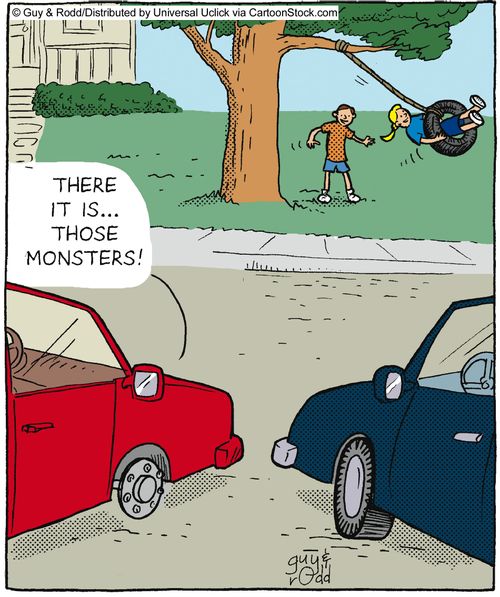 'There it is... those monsters!'