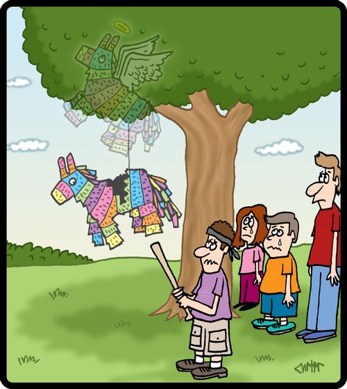 Pinata angel.