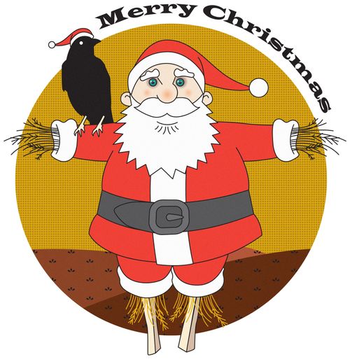 Scarecrow Santa.