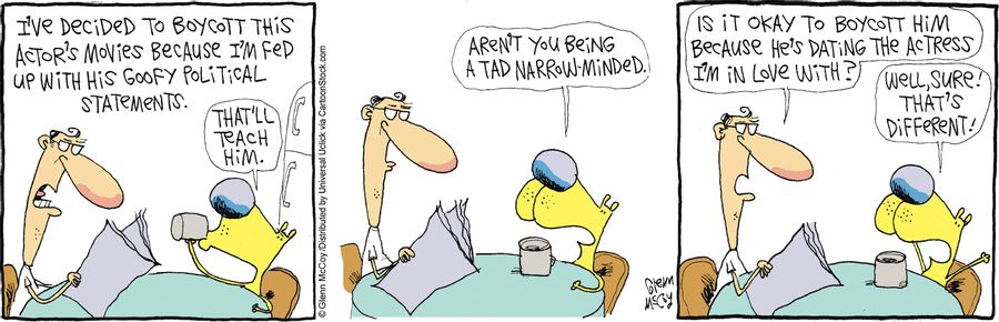 'Well, sure! That's different!'