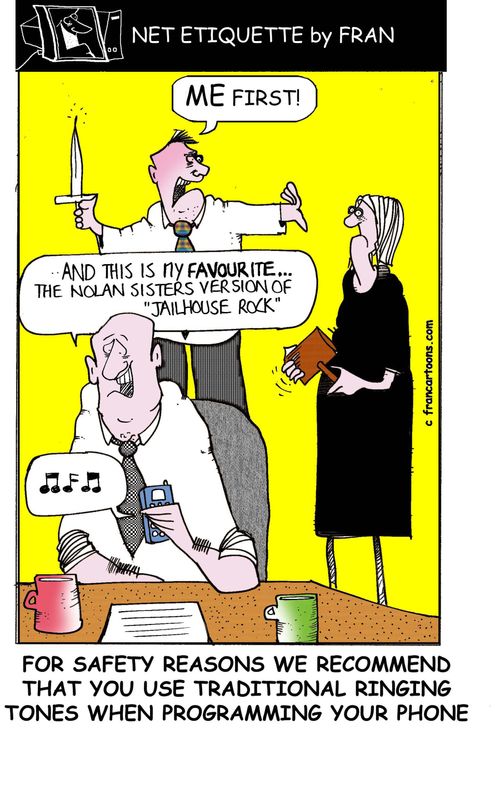 For safety reasons we recommend you use traditional ring tones when programming your phone.
