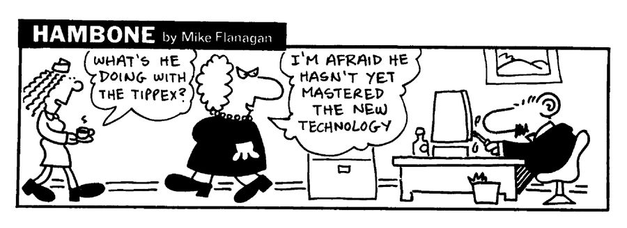 STRIP Hambone: Using Tippex on a monitor