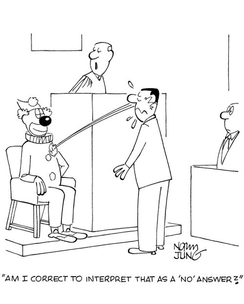 'Am I correct to interpret that as a 'No' answer?'