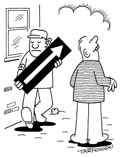 Man carrying an arrow.