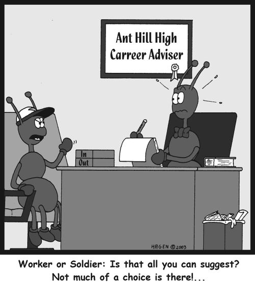 'Worker or Soldier: Is that all you can suggest? Not much of a choice is there!...'