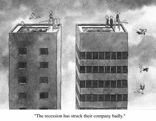 Suicidal businessmen "The recession has struck their company badly"