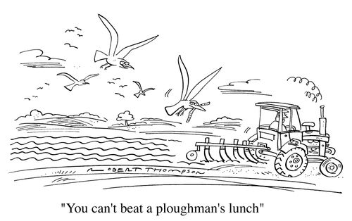 "You can't beat a ploughman's lunch"