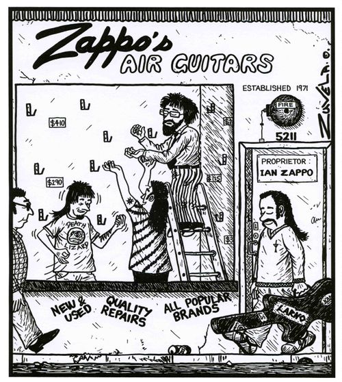 Zappo's Air Guitars.