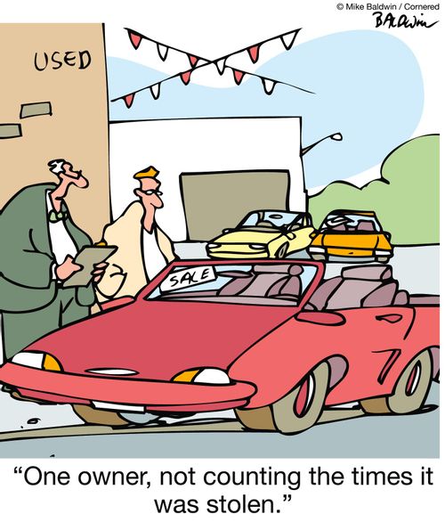 One owner, not counting the times it was stolen.