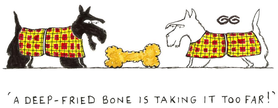 "A deep-fried bone is taking it too far!"