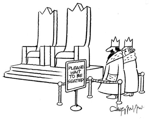 Please Wait to Be Seated.