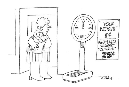 Your Weight 1c/Whatever Weight You want 25c.